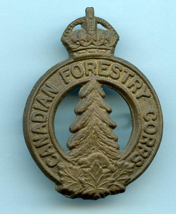 WW1 Canadian Forestry Corps Cap Badge