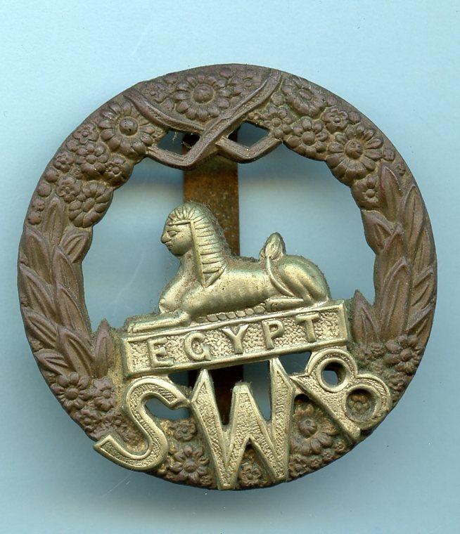 WW1 South Wales Borderers Cap Badge