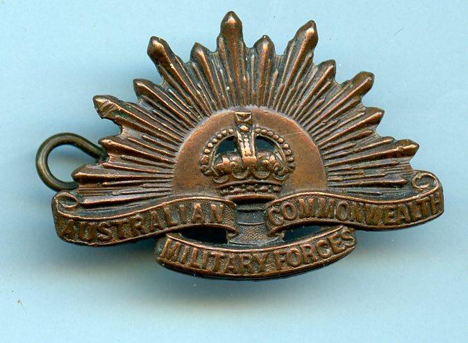 WW1 Australian Commonwealth Military Forces Collar Badge