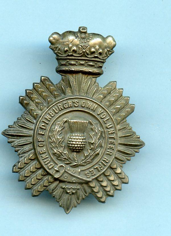 WW1 Duke of Edinburgh's Own Volunteer Rifles Cap Badge