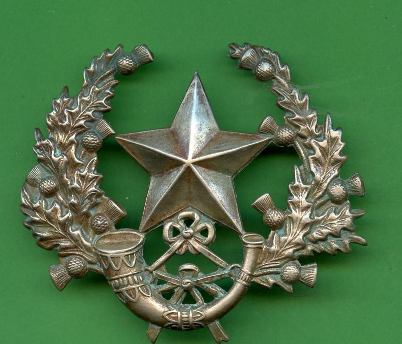 WW1 Cameronians, Scottish Rifles  Sergeants Cap Badge