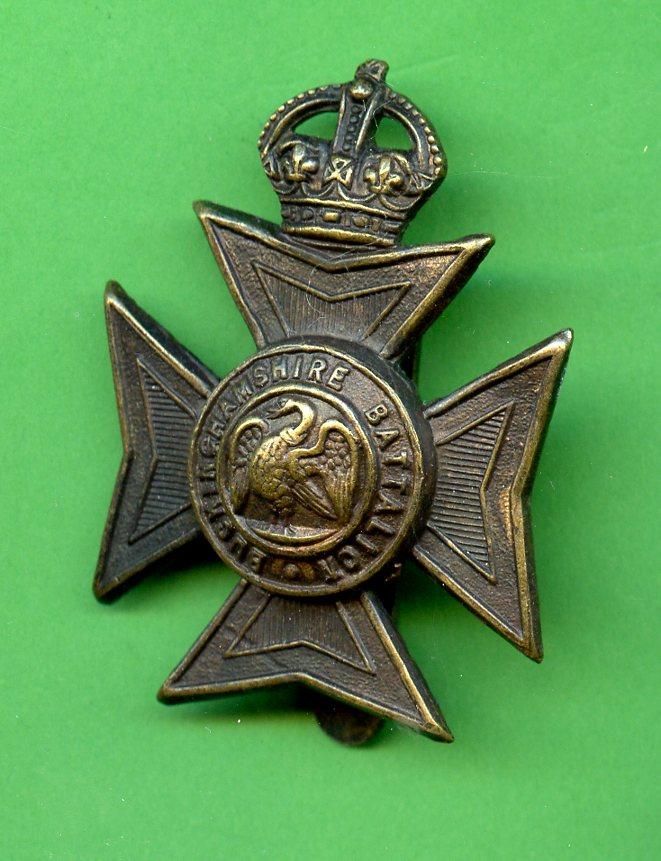 Buckinghamshire Battalion The Oxfordshire & Buckinghamshire Light Infantry Cap Badge