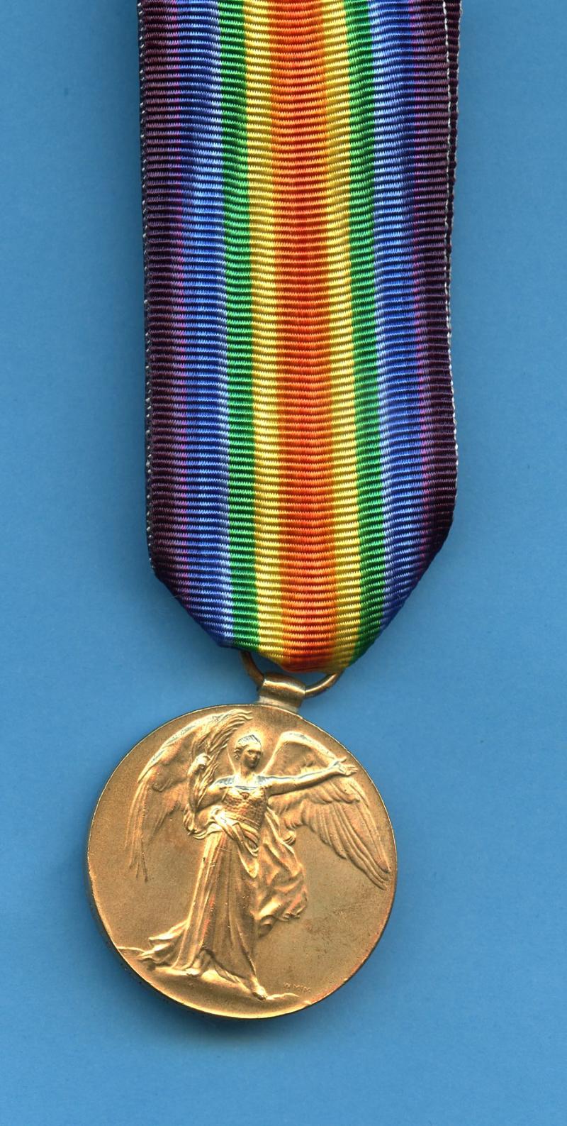 Victory Medal 1914-19 To Pte William Richards, M.S.M.  Yorkshire Regiment & Labour Corps