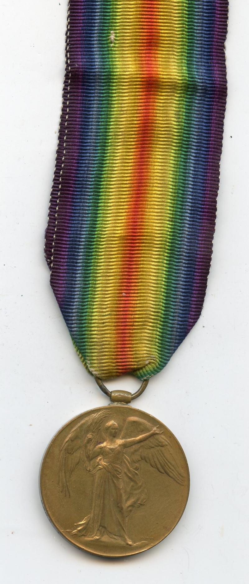 WW1 Victory Medal 1914-1919 To Trimmer Thomas Waddell, Royal Naval Reserve