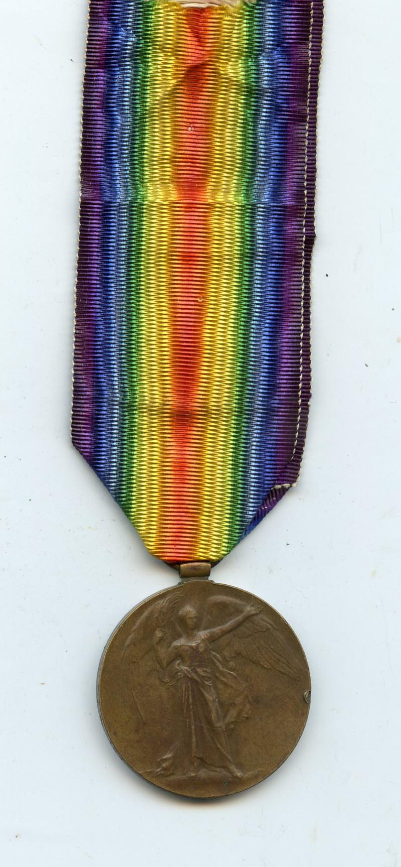 WW1 Victory Medal 1914-1919 To  Able Seaman William Edward Liddell Royal Naval Volunteer Reserve ( Mersey)
