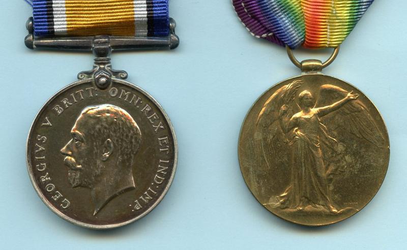 WW1 British War & Victory Medals Pair to Pte Walter Blackman, Queen's Own (Royal West Kent Regiment)