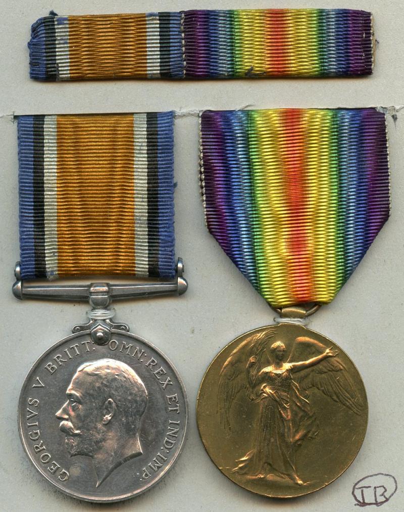 WW1 British War & Victory Medals Pair to Pte Alexander Chirrey,  Liverpool Regiment