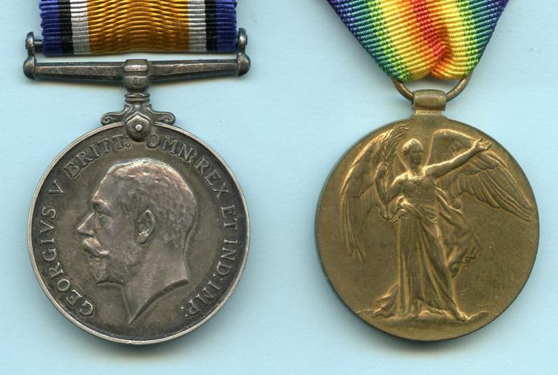 WW1 British War & Victory Medals Pair to Cpl Henry John Ellis, Royal Engineers