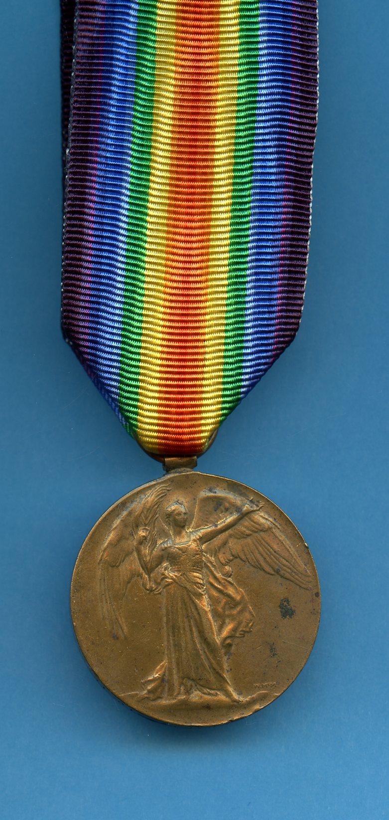 Victory Medal 1914-19 To Pte Alfred John Jones, Royal Army Medical Corps