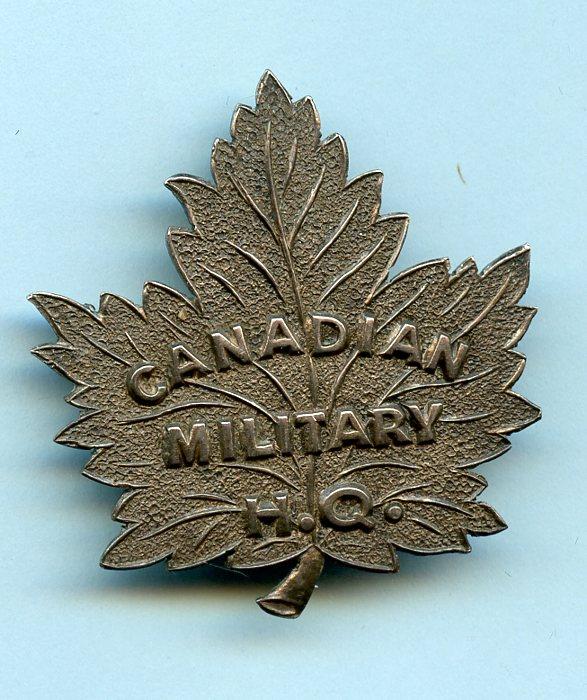 Canadian Miltary HQ Silver badge