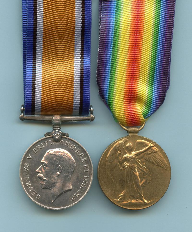 WW1 British War & Victory Medals Pair to Pte Tom W Orrell, 2/6th Bn Liverpool Regiment