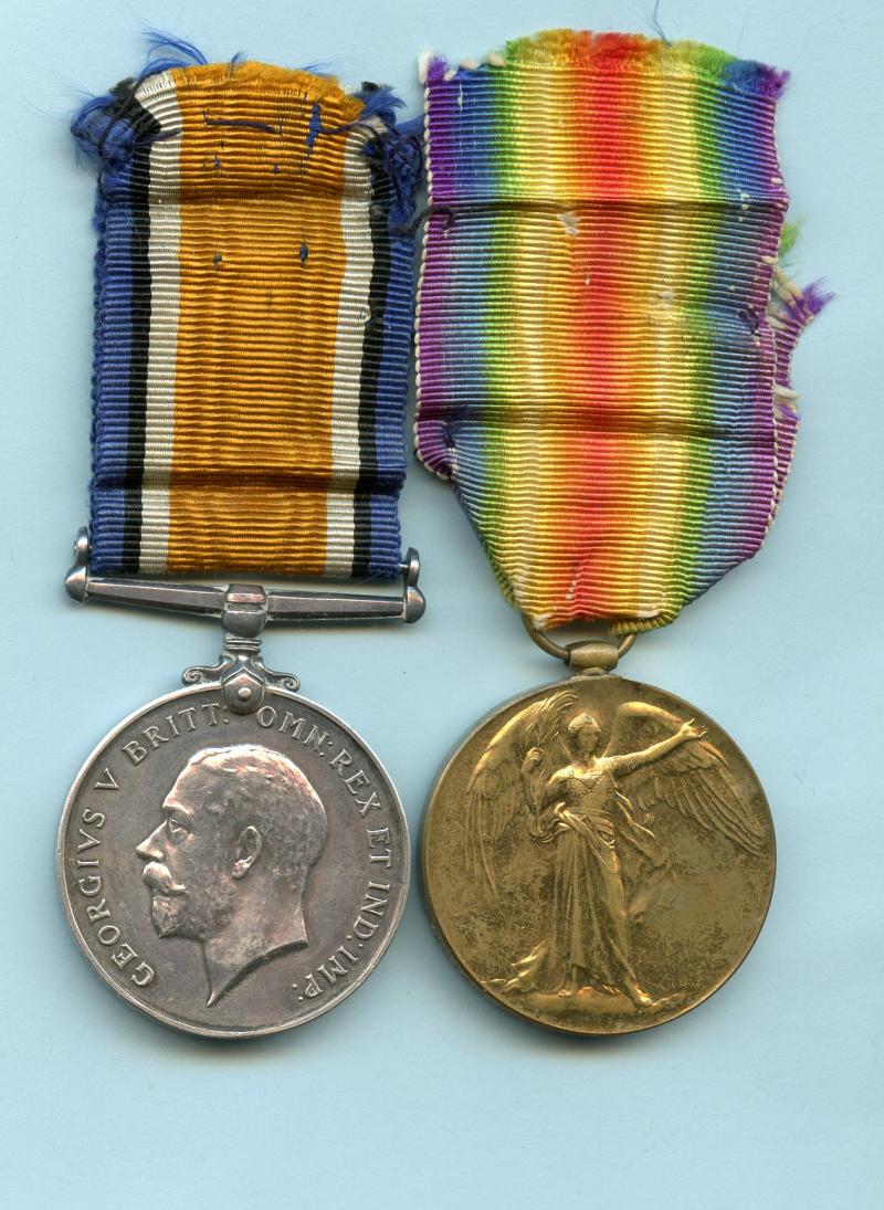 WW1 British War & Victory Medals Pair to  Sapper Frank J Munday, Royal Engineers