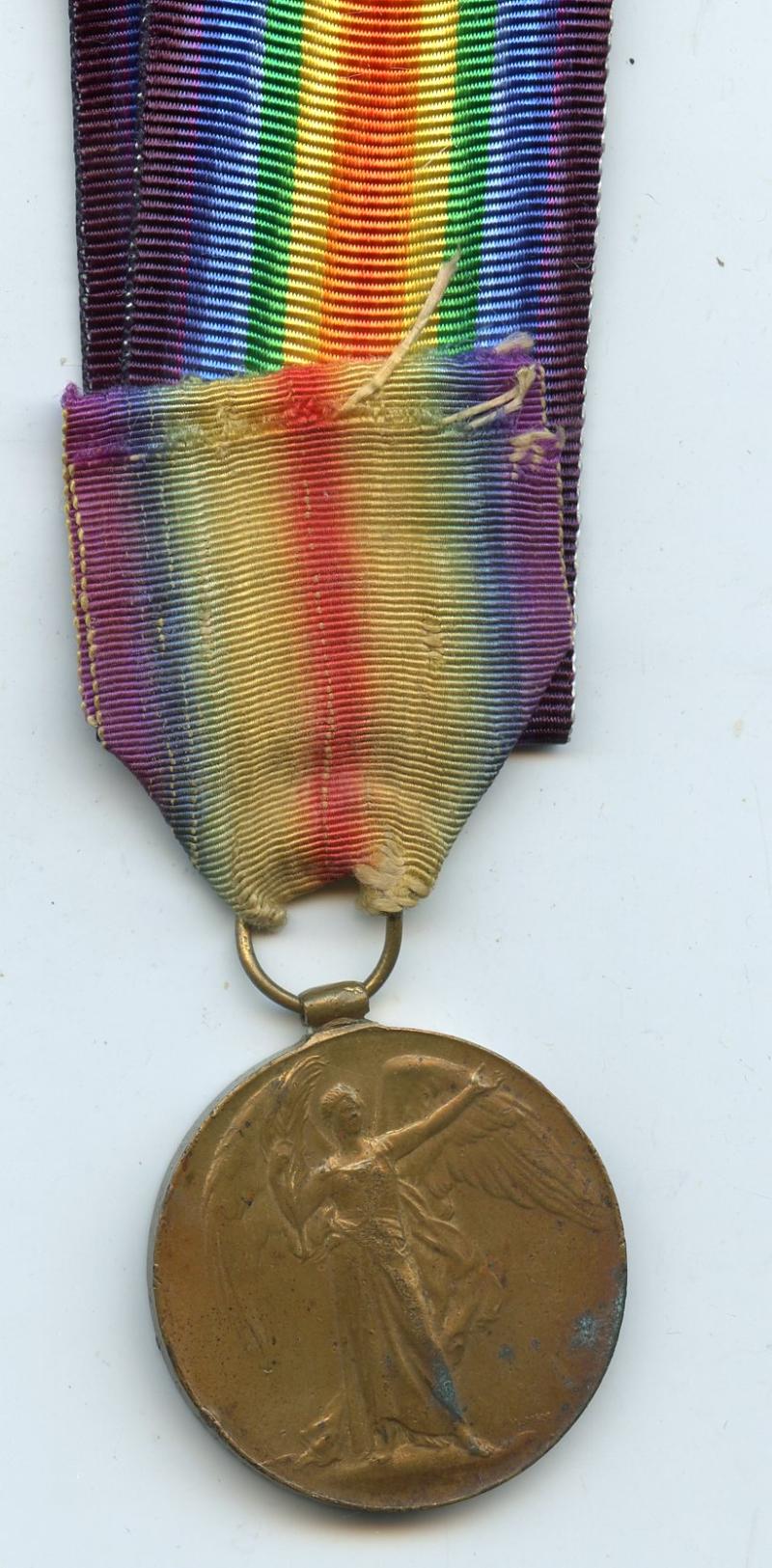 Victory Medal 1914-1919 To Stoker Charles Barnes, Royal Navy