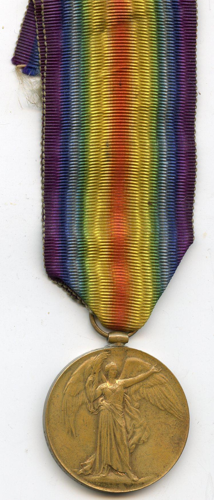 Victory Medal 1914-19 To Driver James A Galley, Army Service Corps