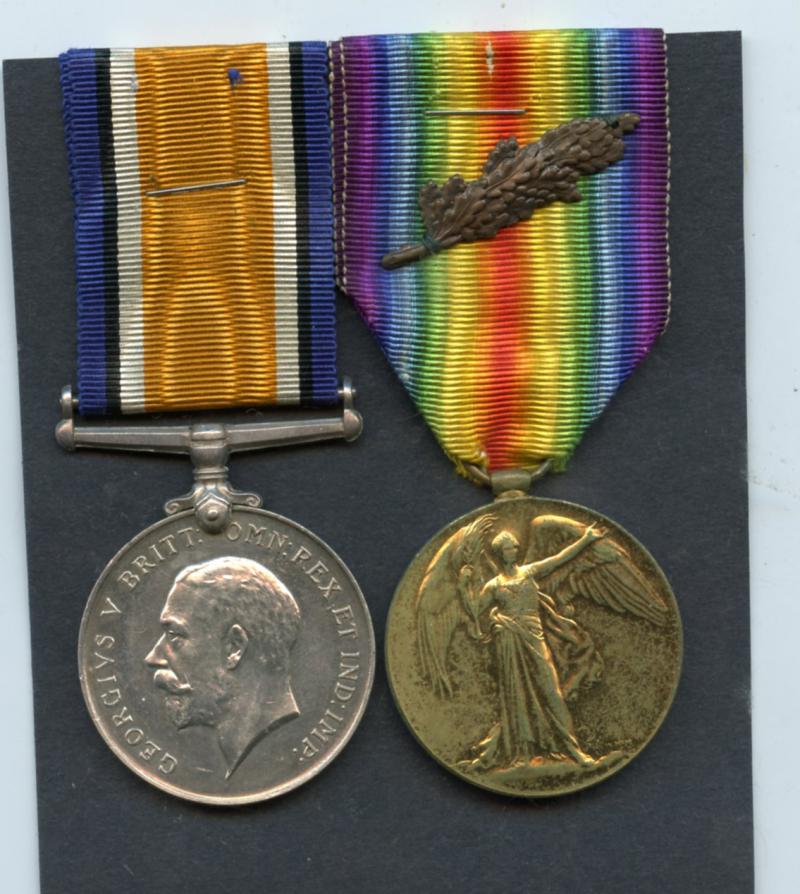 WW1 British War & Victory Medals Pair to Captain James Cunningham Sharp, M.I.D. Royal Scots, Scottish Rifles and 2/197 Deccan Infantry