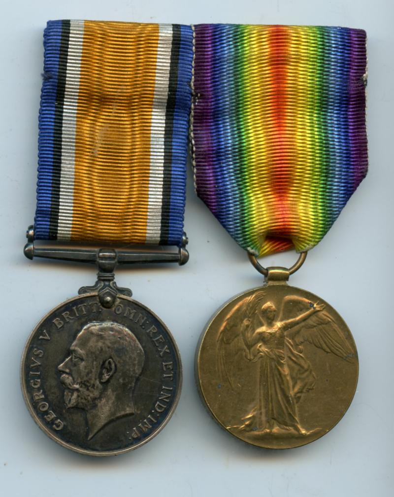 WW1 British War & Victory Medals Pair To Pte Hendry Murray, Argyll & Sutherland Highlanders