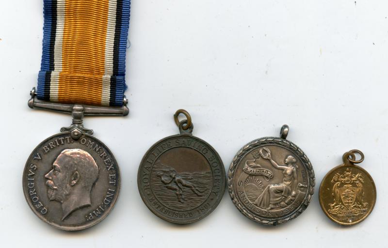 WW1 British War Medal 1914-18 With Medallions To Pte Samuel Anderson, Royal Army Medical Corps