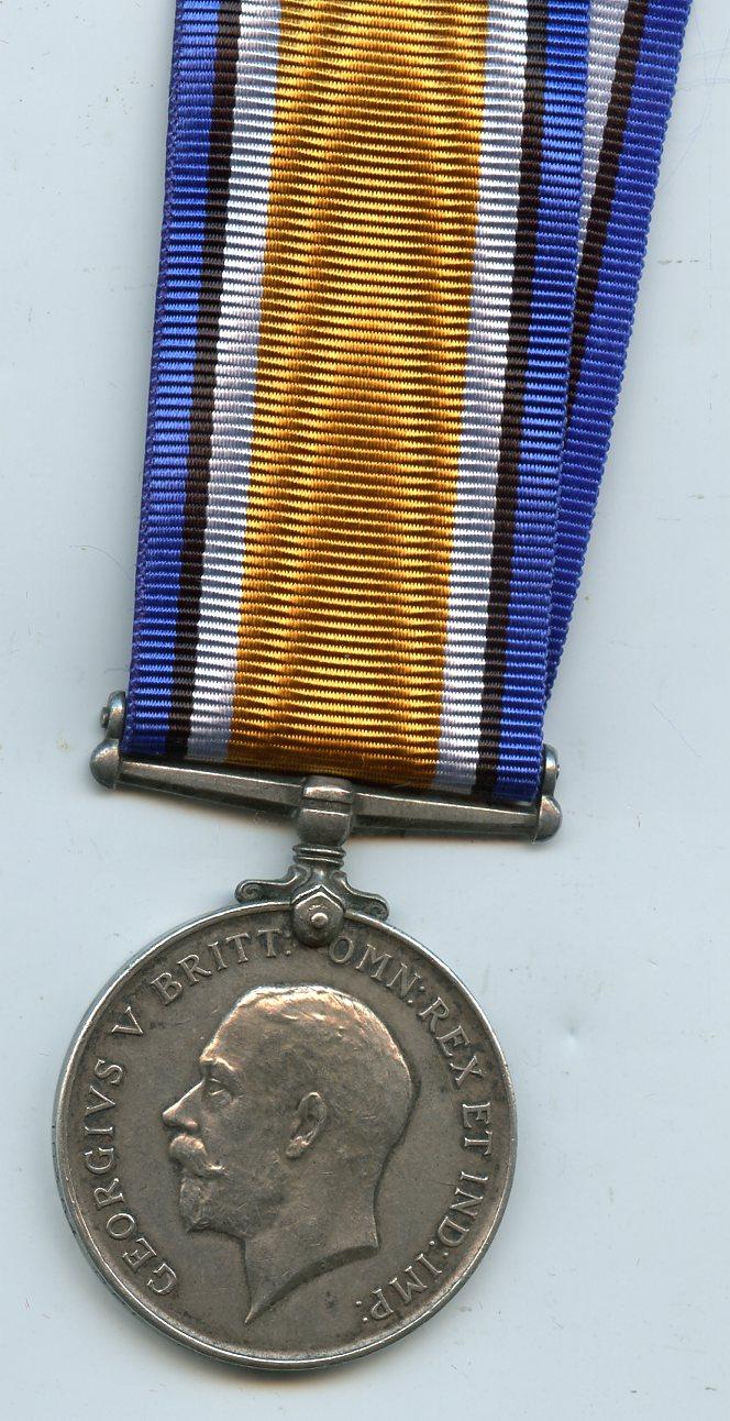 WW1 British War Medal 1914-18 To Pte Christopher Irving, Coldstream Guards