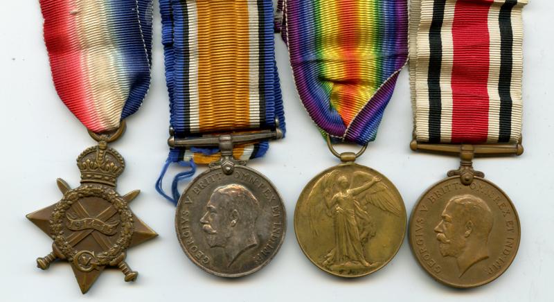 1914-15 Trio World War One Medals & Special Constabulary Medal  To