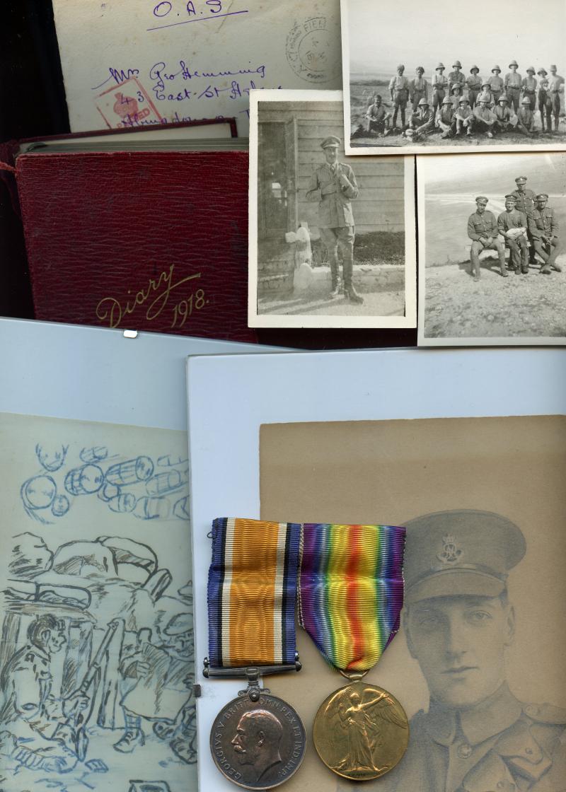 WW1 British War & Victory Medals Pair To Lance Corporal E.G. Hemming, Oxfordshire and Buckinghamshire Light Infantry,