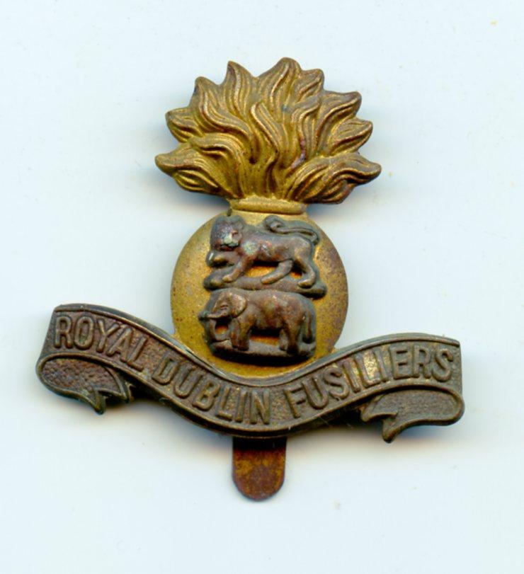 WW1 Royal Dublin Fusiliers Cap Badge