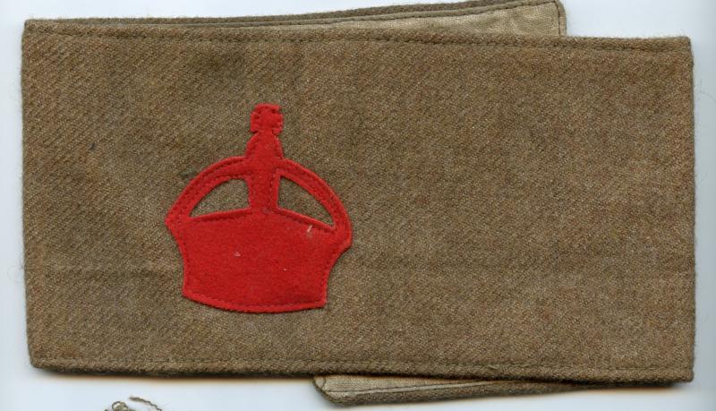 First World War period Derby scheme armband