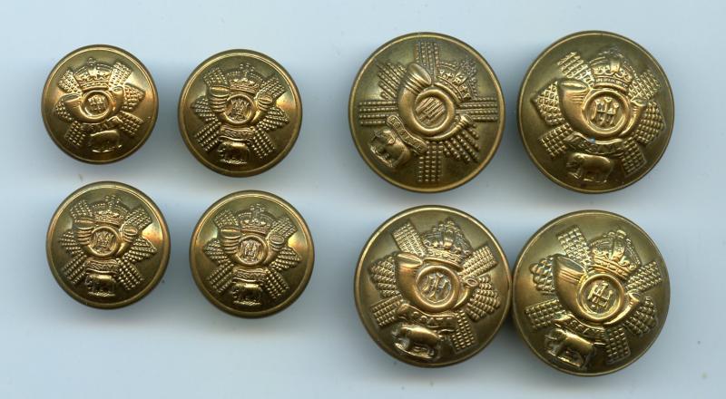 WW1 Highland Light Infantry Buttons