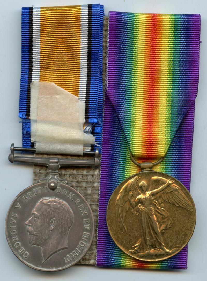 British War & Bi- Lingual South African Victory Medals Pair to Cpl C. F. Gleig, South African Divisional Signalling Company