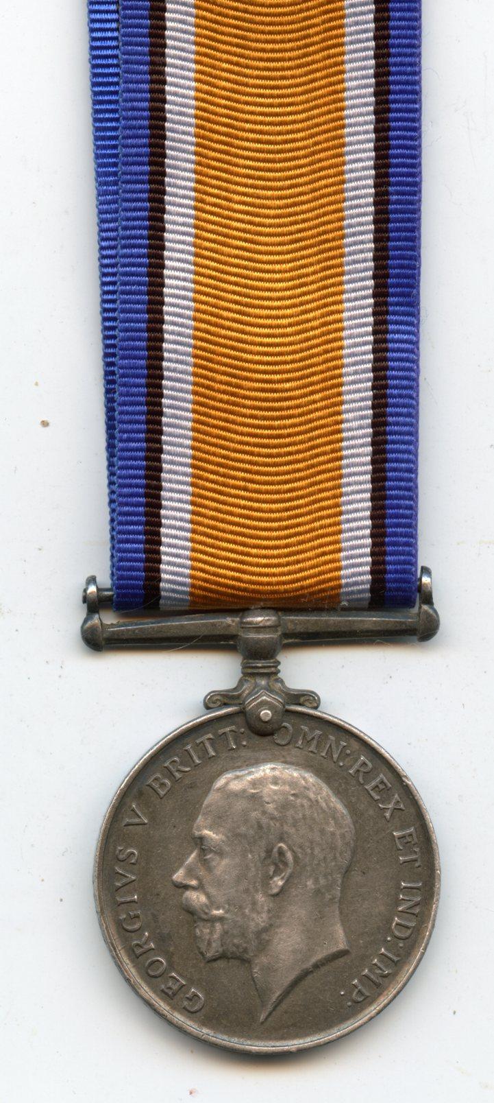 WW1 British War Medal 1914-18 To Pte William Cassidy, 11th Bn., The King's (Liverpool Regiment)