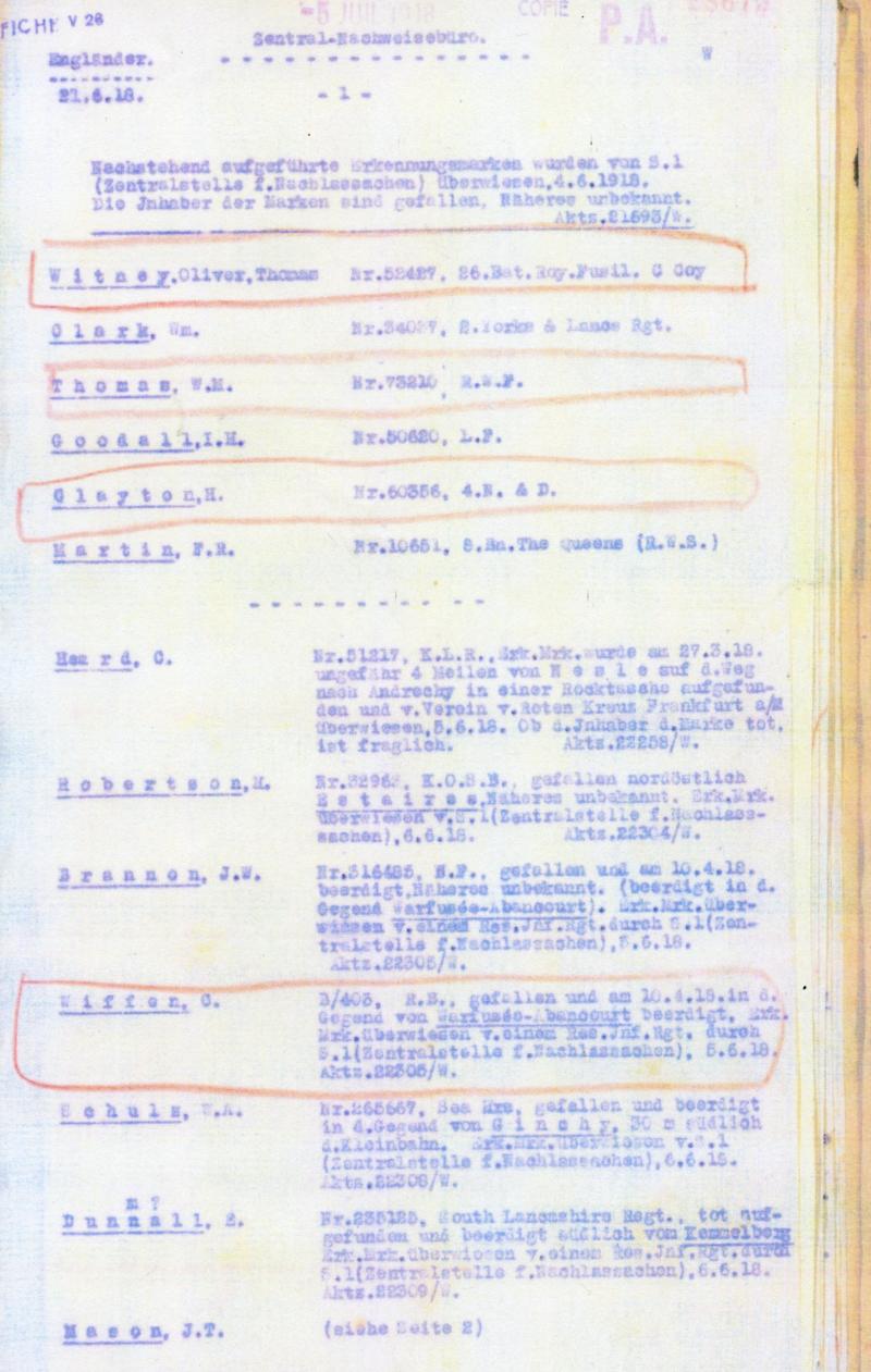 WW1 Victory Medal 1914-1919 To Pte William Alfred Schulz, 7th Bn., Seaforth Highlanders