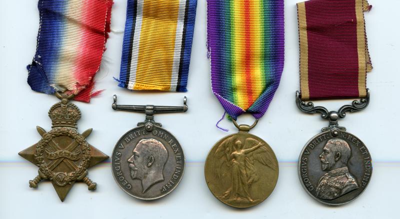 1914-15 Trio & Army Long Service Medal To W.O.CL II George Rayner Royal Engineers