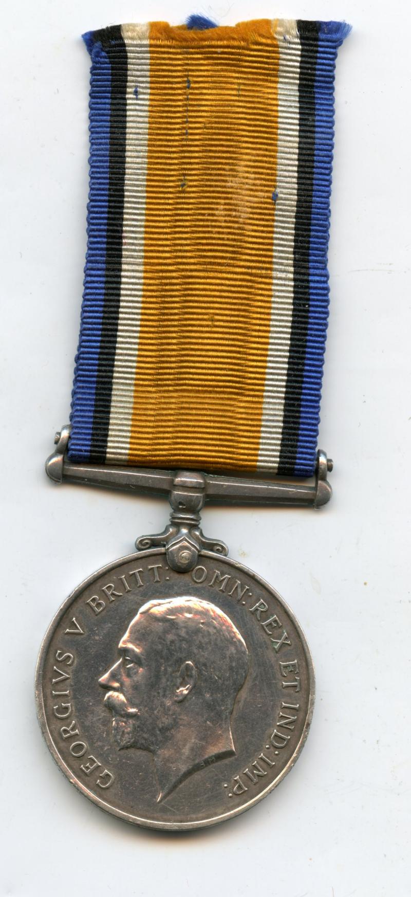 British War Medal 1914-18 To Pte William Carruthers, Queens Own Glasgow Yeomanry