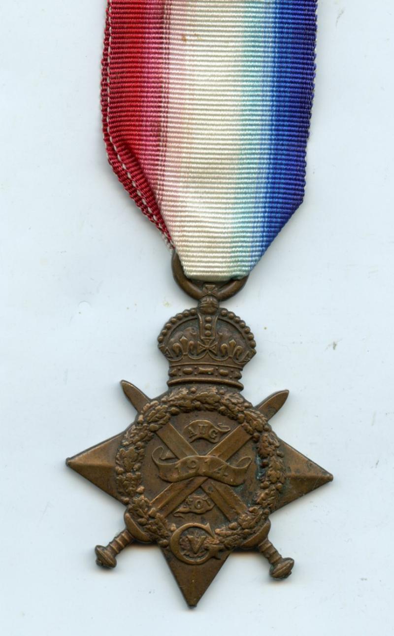 WW1 1914 Mons Star To Driver R Otway, Army Service Corps