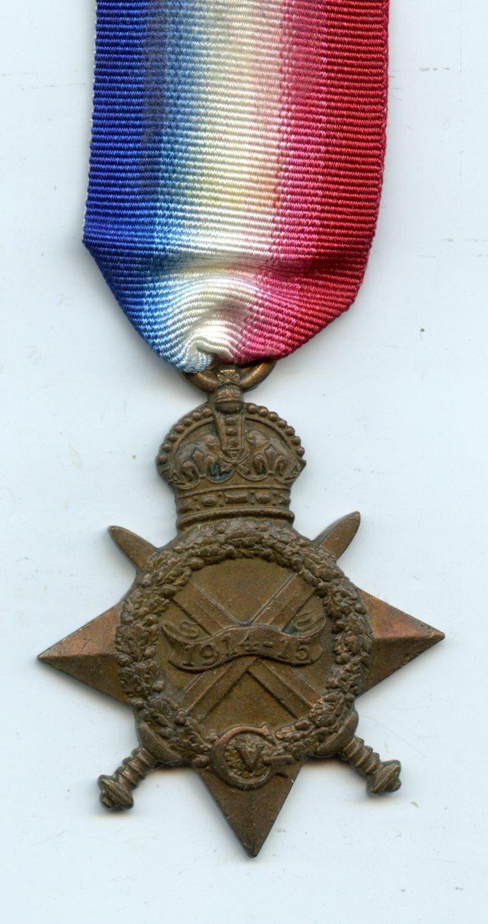 WW1 1914-15 Star  Medal To Sepoy Sardar Khan, 62 Punjabis