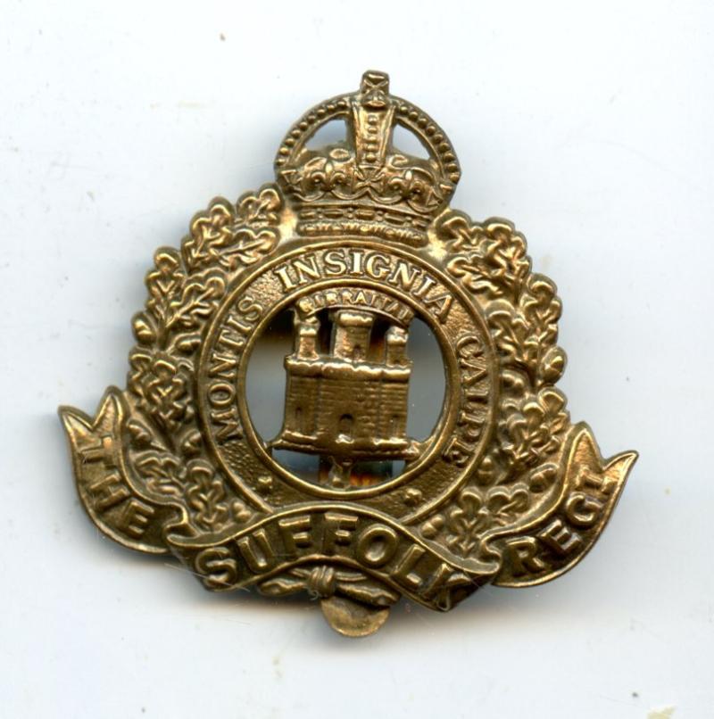 WW1 The Suffolk Regiment Cap Badge
