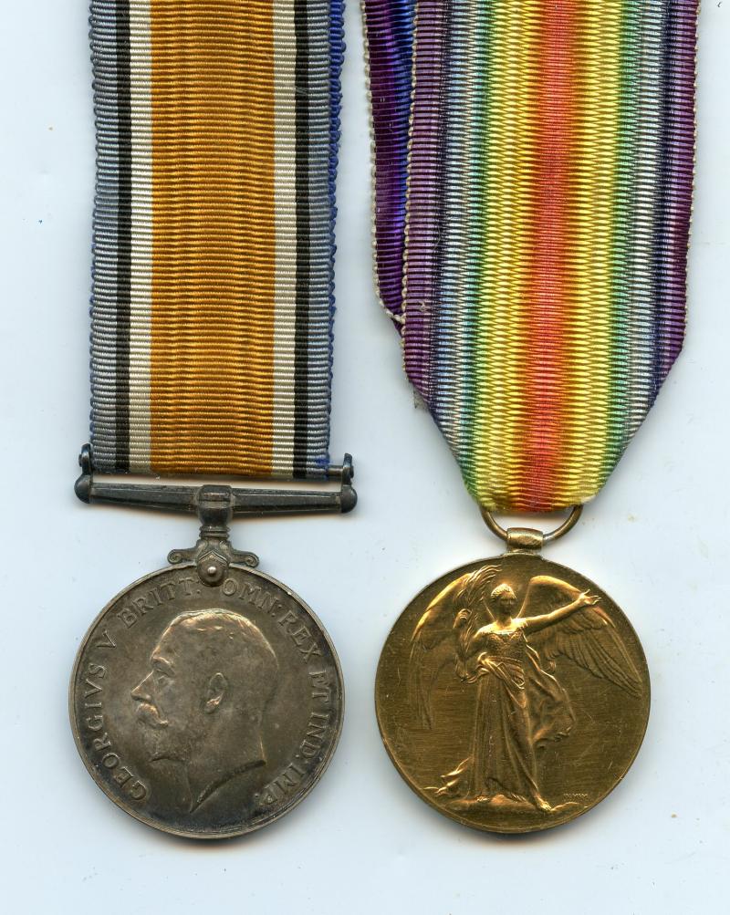 WW1 British War & Victory Medals Pair To Worker Constance Eva. Purcell Queen Mary's Army Auxiliary Corps