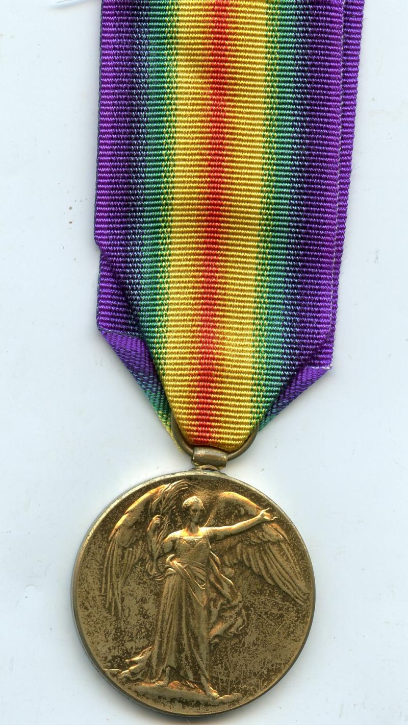Victory Medal 1914-1919 To Pte Thomas Stead, Royal Highlanders The Black Watch