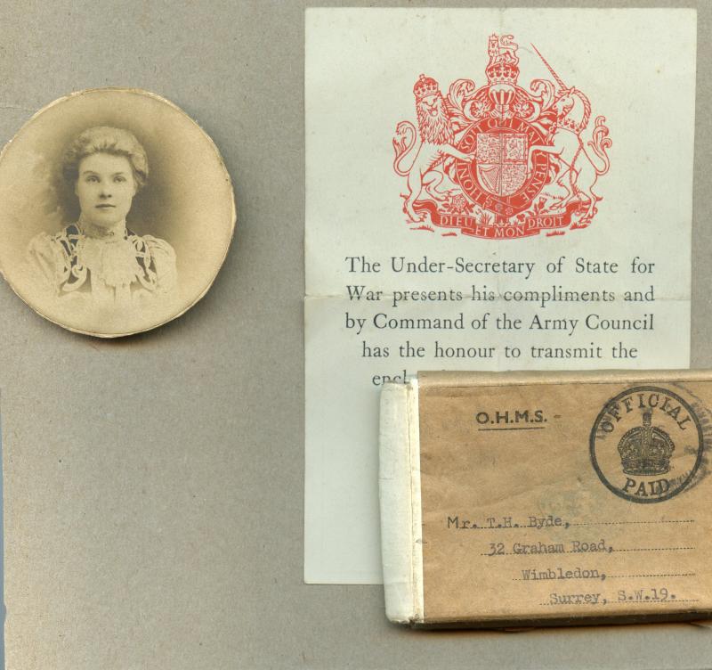 WW1 1914-15 Trio World War One Medals & Defence Medal To Pte Thomas H Byde, 5th Battalion Royal Fusiliers