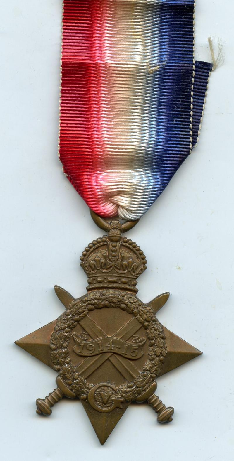 WW1 1914-15 Star Medal To Pte Alfred Knill, Army Cyclist Corps