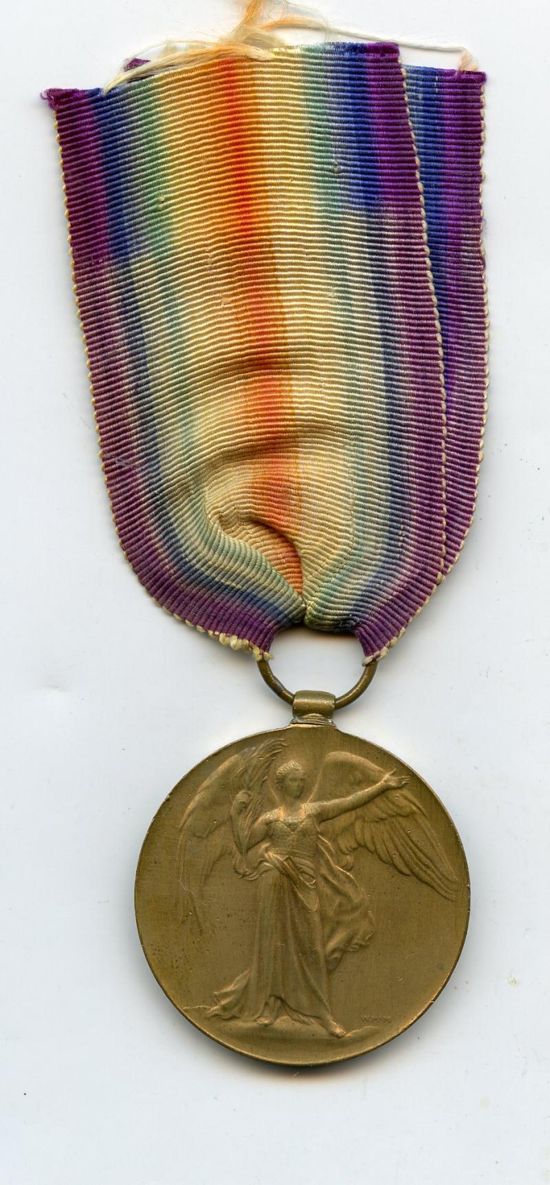 WW1 Victory Medal 1914-1919 To Pte John Ferguson ,17th Bn., Highland Light Infantry