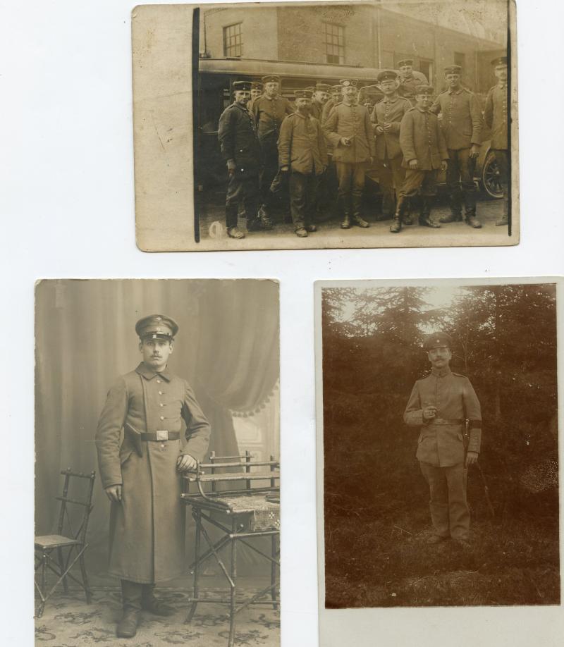 Set of 3 German WW1 Postcards