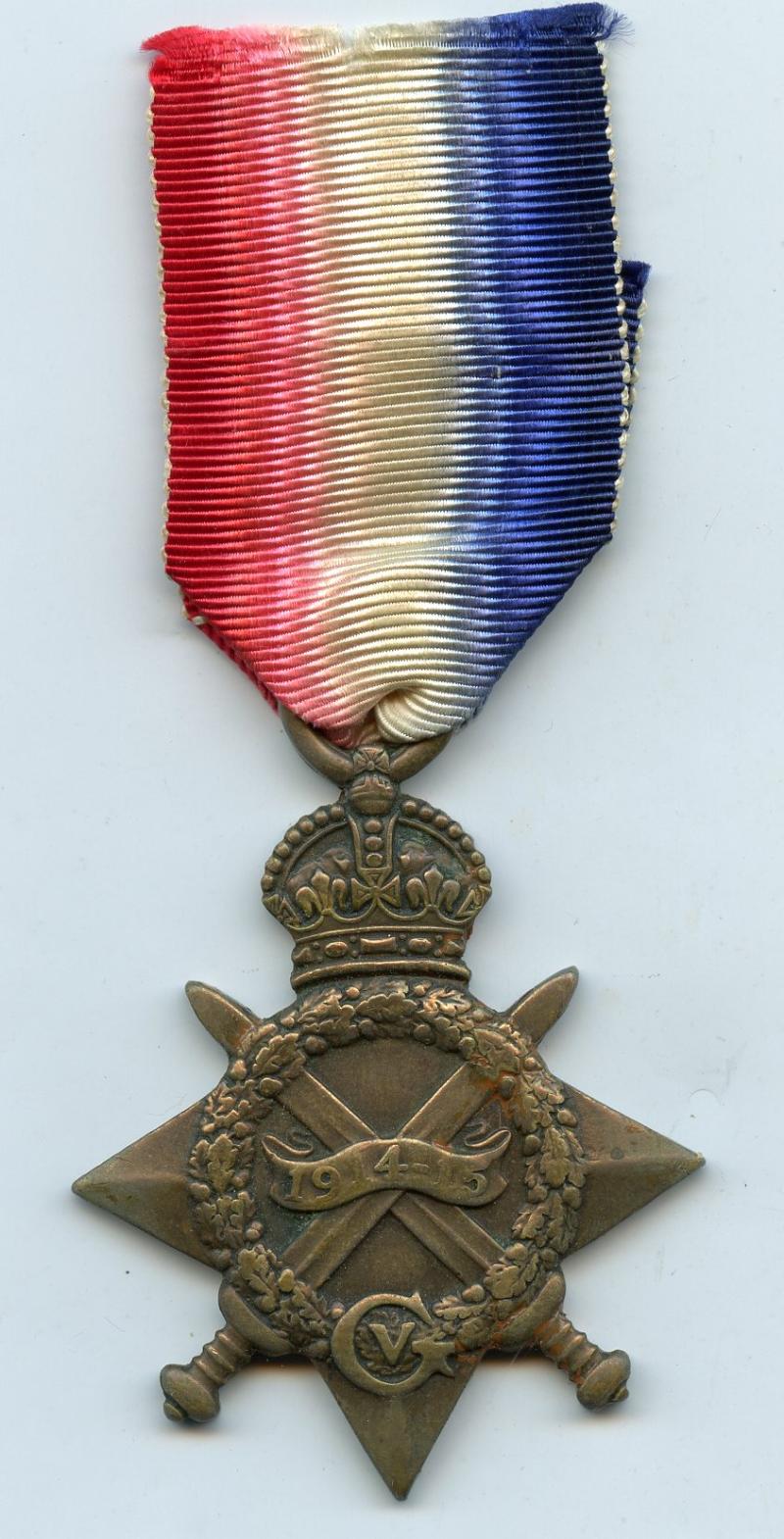 WW1 1914-15 Star Medal To Pte William Phillips, 7th Bn., Cameronians (Scottish Rifles)