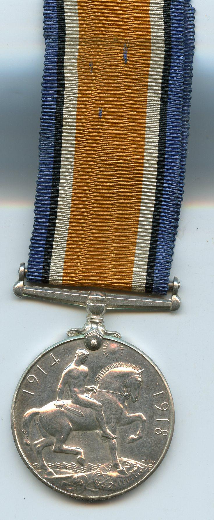 WW1 British War Medal 1914-18 To Rifleman William Allen, 4th Bn. 3rd, New Zealand Rifle Brigade