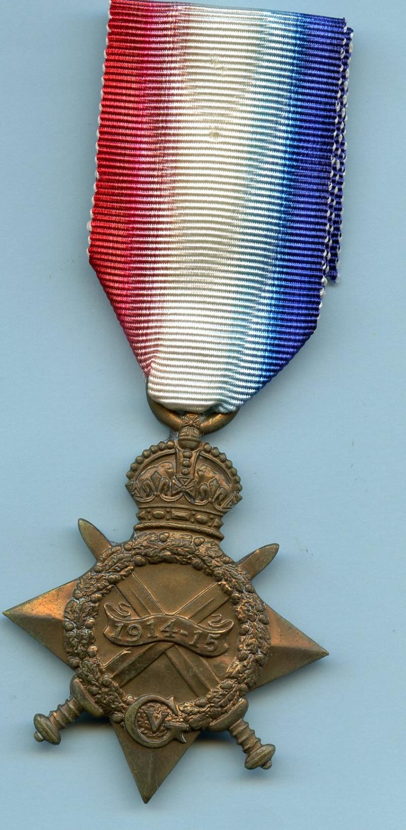 WW1 1914-15 Star To Pte W.B Milne, 10th South African Infantry