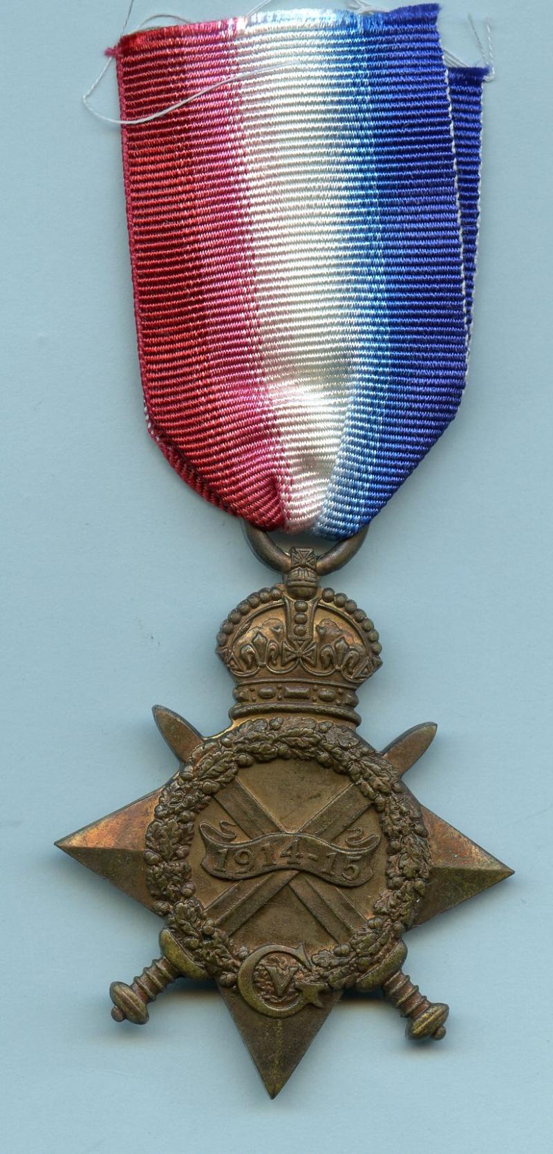 WW1 1914-15 Star To Gunner D. J. Ward, South African Field Artillery