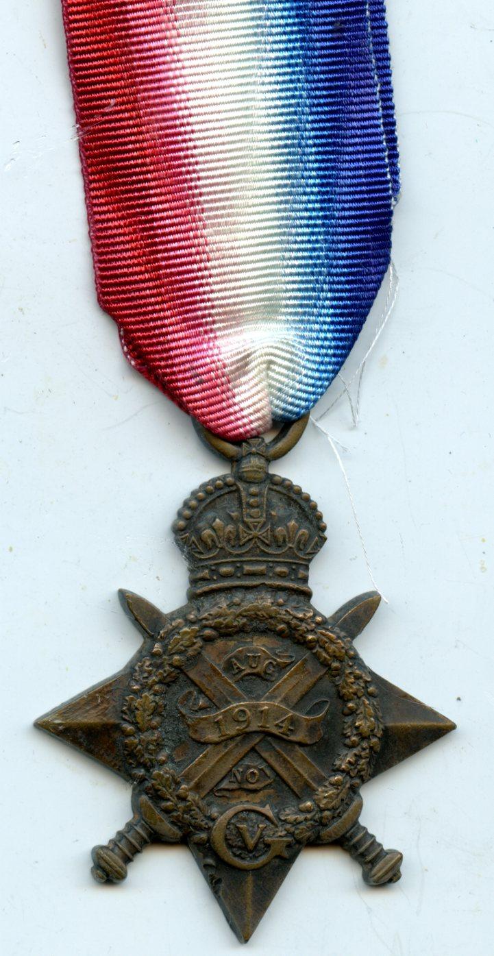 WW1 1914 Mons Star Medal To Sepoy Ali Mardan, 58th Rifles