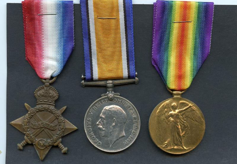 WW1 1914-15 Trio World War One Medals To Pte James Speed, Royal Highlanders The Black Watch ( Prisoner of War )